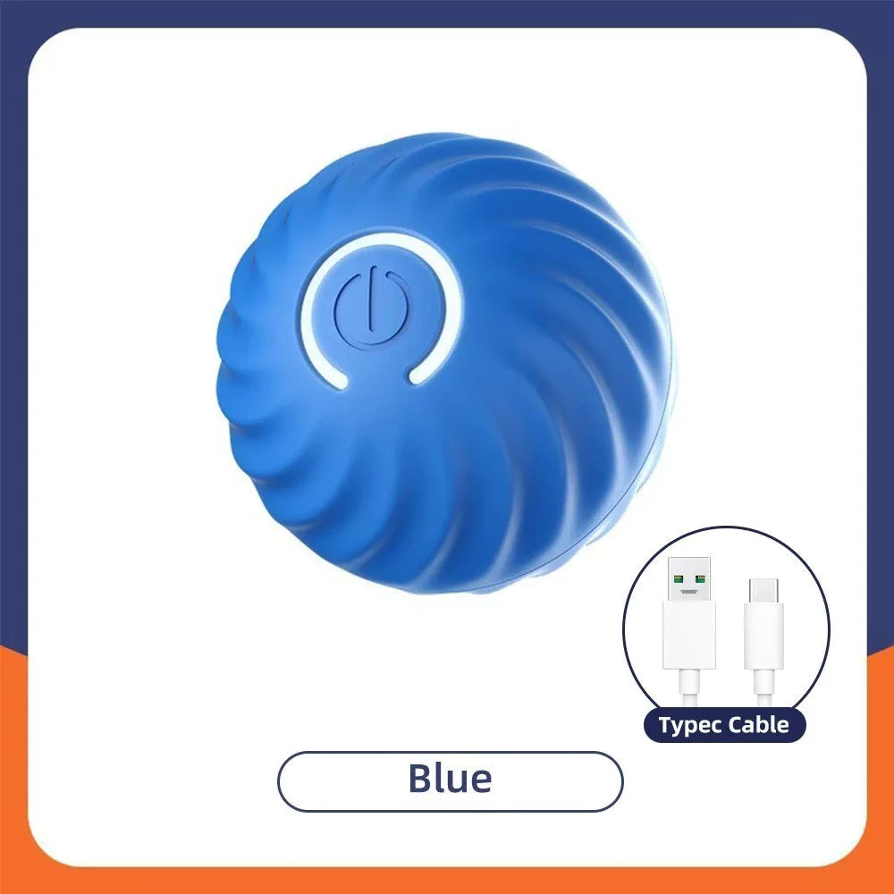 Dog Toy Smart Rolling Ball Automatic Toys for Dogs Training Self-moving Puppy Toys for Indoor Interactive Playing Automatic Puppy Jump Roll Ball
