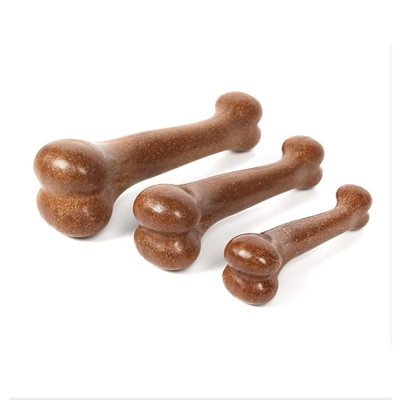 Benepaw Nearly Indestructible Dog Bone Natural Non-Toxic Puppy Toys For Small Medium Large Dogs Pet Chew Game Dental Care
