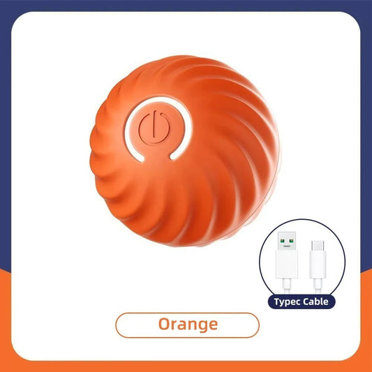 ￼Dog Toy Smart Rolling Ball Automatic Toys for Dogs Training Self-moving Puppy Toys for Indoor Interactive Playing Automatic Puppy Jump Roll Ball